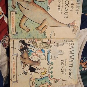 Two children books. Sammy the seal and Danny and the dinosaur by Sydney Hoff